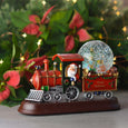 Merry Christmas Train with Snow Globe