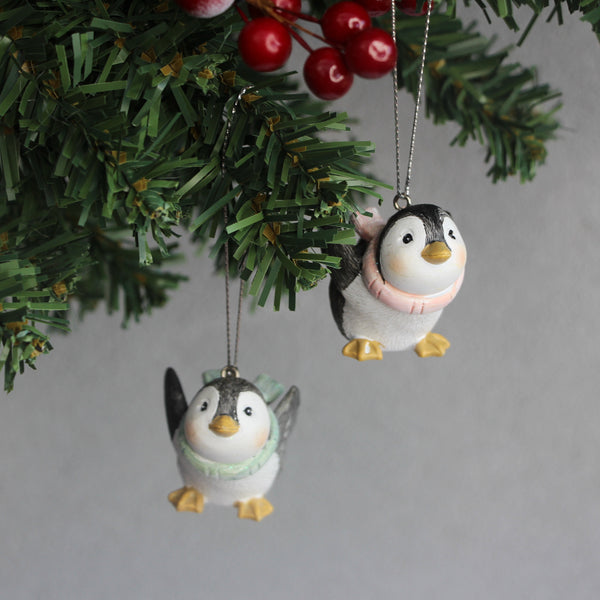 Penguin with Scarf Ornament